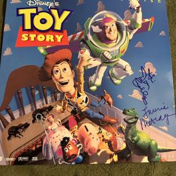 Toy Story Don Rickles & Laurie metcaff Signed