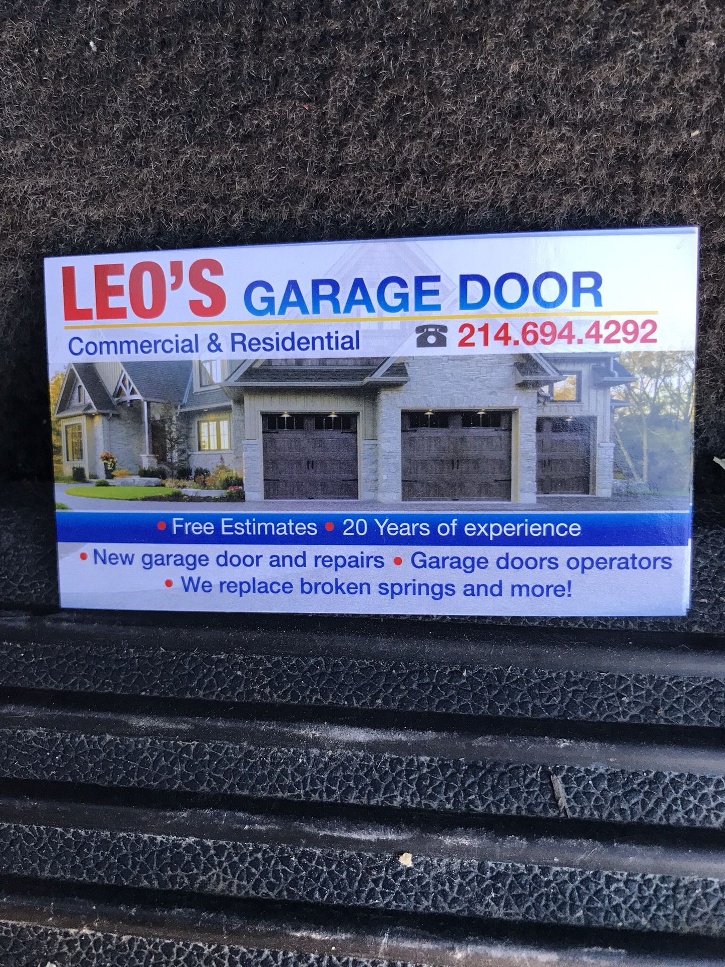 Leo’s garage doors