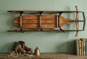 Antique Flexible Flyer No. 60 Airline Racer Sled - 1940s Original