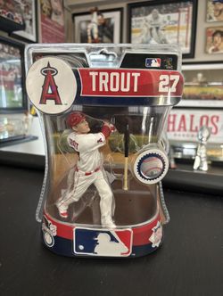 Mike Trout Angels Figure