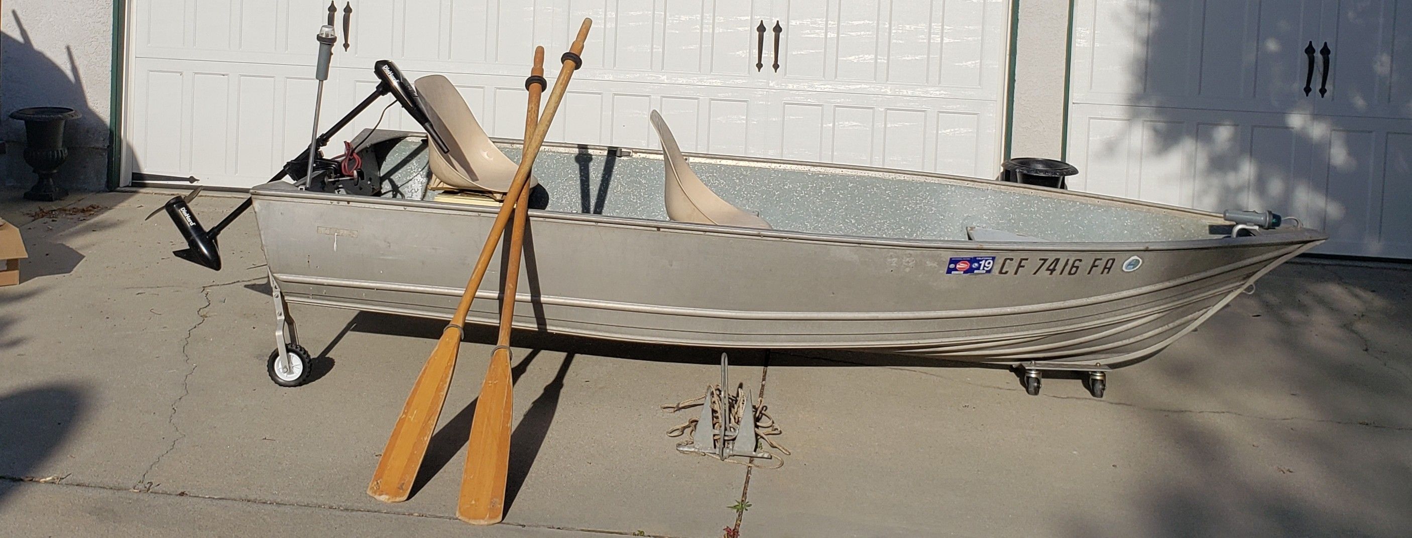 12 ft Gregor, aluminum boat