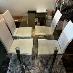 Glass Table w/Chairs