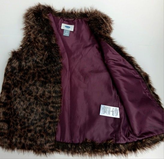 Old Navy Girls Faux Fur Vest