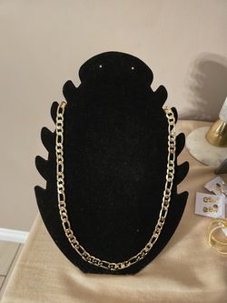Cadena de 24 pulgadas oro laminado de excelente calidad