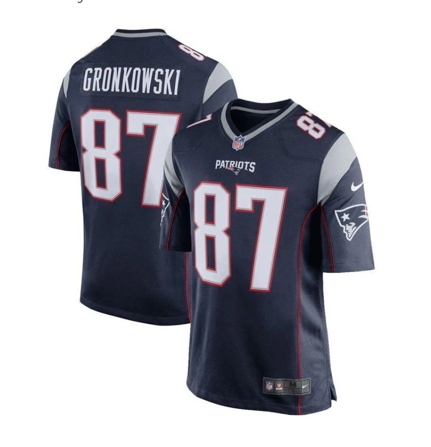 New England Patriots #87 Gronkowski Jersey - SMALL