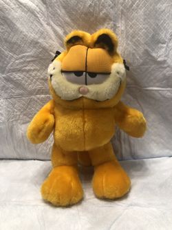 Vintage Garfield 12" Play by Play Plush - Classic Garfield Stuffed Animal