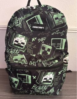 Minecraft Creeper Graphic Backpack