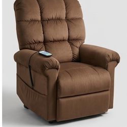 Golden Cloud Power Lift Chair Recliner – XL Comfort – Hazelnut