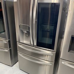 Stainless Steel 30 Cu. Ft. Smart InstaView Door-in-Door Refrigerator 