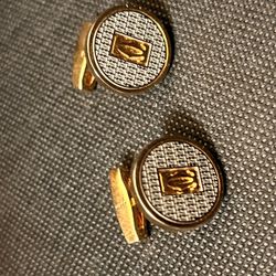  24K Plated Men Designer Cufflinks 