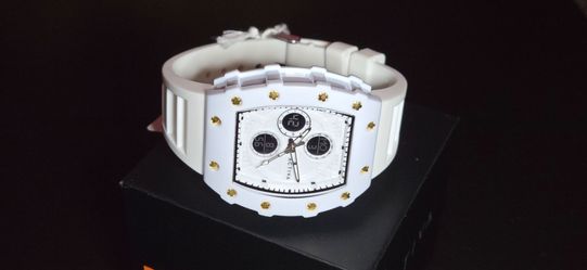 Activa X Invicta Digital Essentials Men's Watch - 42.8mm, White