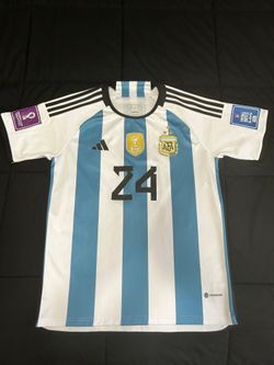 2022-2023 Argentina Home World Cup 3-Star Shirt (E.FERNANDEZ 24)