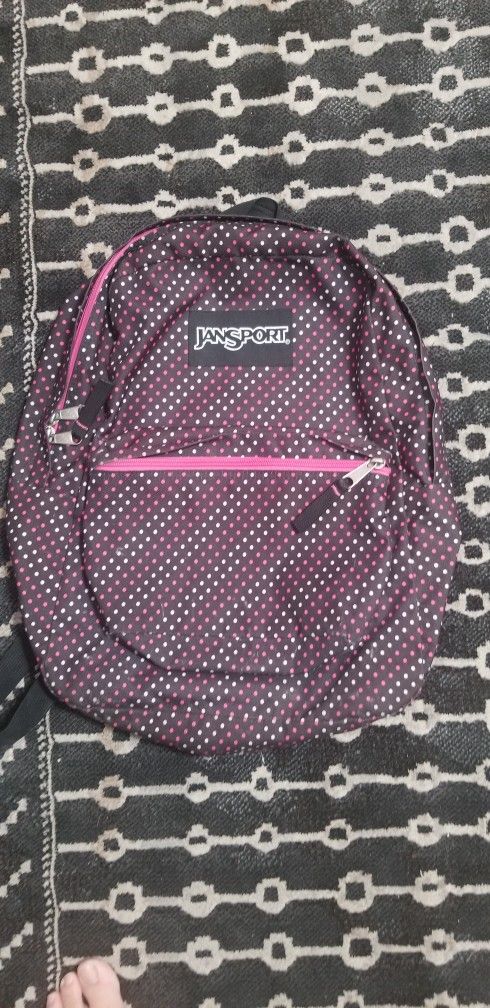 Jansport Girls Polka Dot Backpack