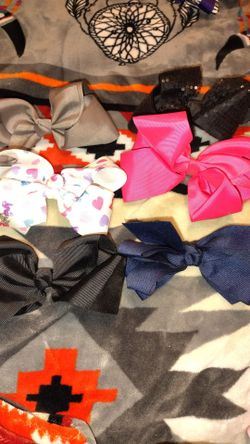 Lot of 6 Girls Hair Bows
