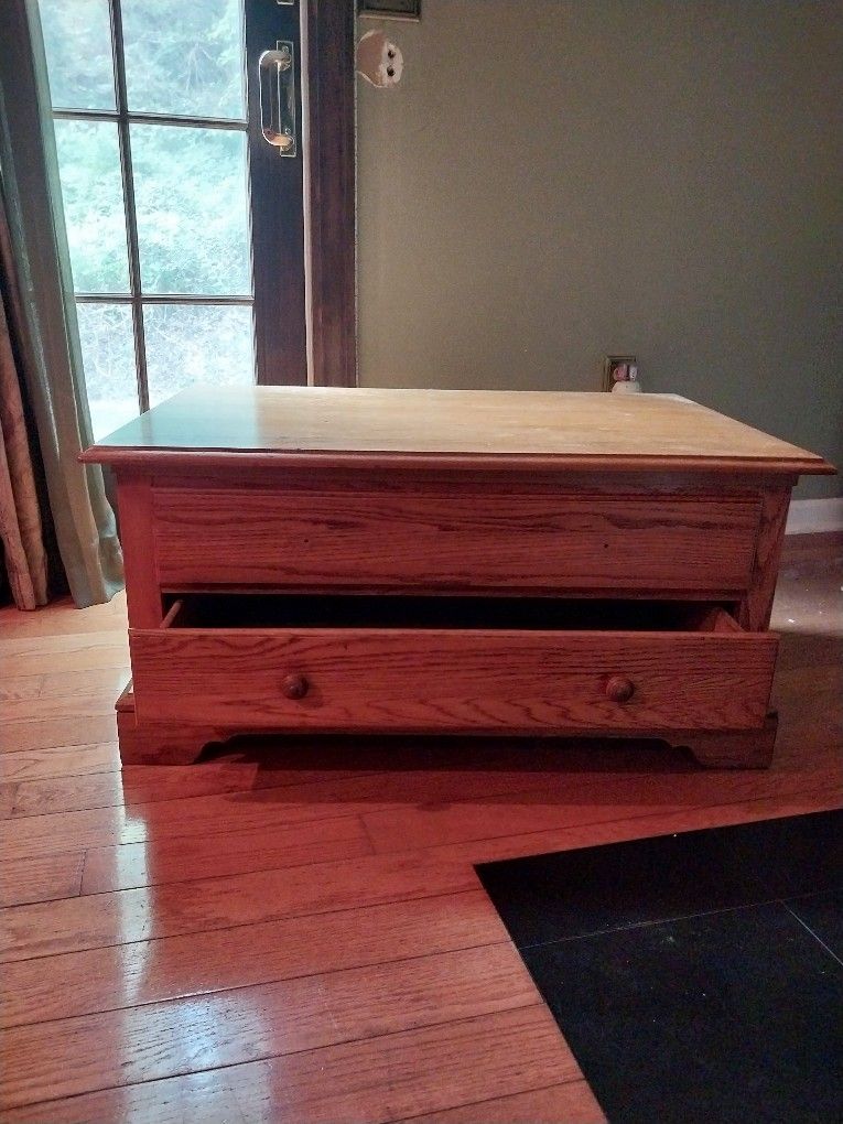 Light Wood Coffee Table