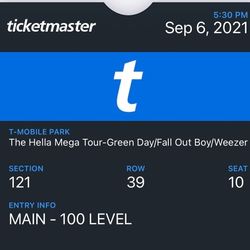 Two Green Day Concert(September 6th, 5:30pm) Tickets