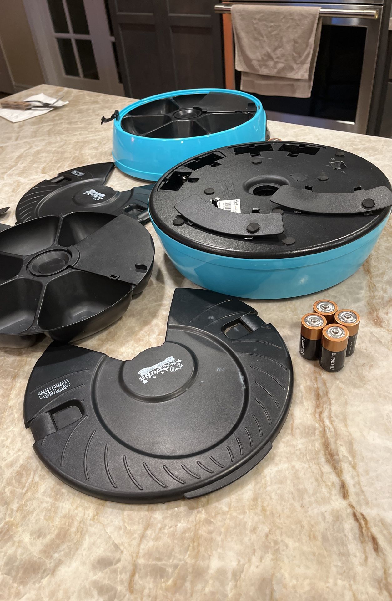 Two Automatic Pet Feeders For Cats, 6-meal Feeder
