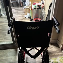 Lightweight Folding Wheelchair: Easy-to-use and collapsible, our lightweight folding transport chair offers a strong aluminum frame and durable materi