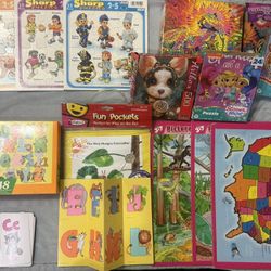 Kids Puzzles And Alphabet Cards $5 For All