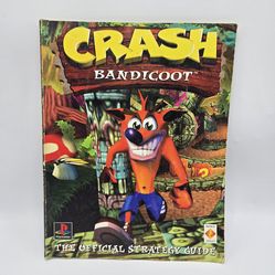 Sony PlayStation Crash Bandicoot The Official Strategy Guide 1996 Naughty Dog