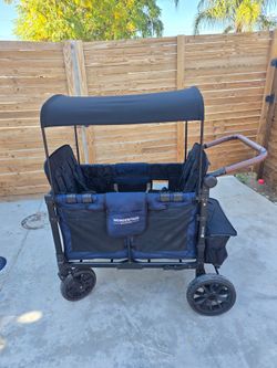 WONDERFOLD W4 Luxe Quad Stroller Wagon (4 Seater)