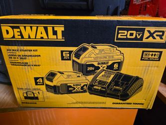 Dewalt Xr Batteries 6 and 4ah,charger and contractor bag
