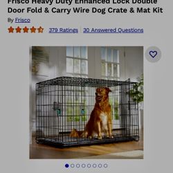 Large Dog Kennel For Sale Used As Is 