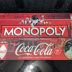 Coca Cola Monopoly 125th Anniversary, Used But Complete