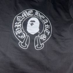 Chrome Heart And Bape Shirt 