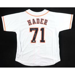 Josh Hader Signed Jersey Inscribed "Go Astros" (Beckett
