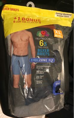 Fruit of the Loom Men’s Coolzone Fly boxer briefs 6 pack