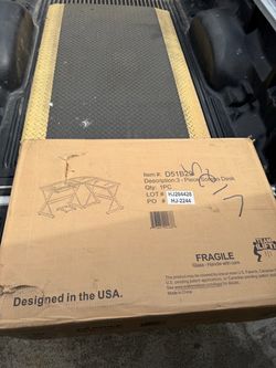 Brand new Walker Edison Soreno L- Shape desk