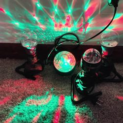 Dj Party Lights Set Of Four