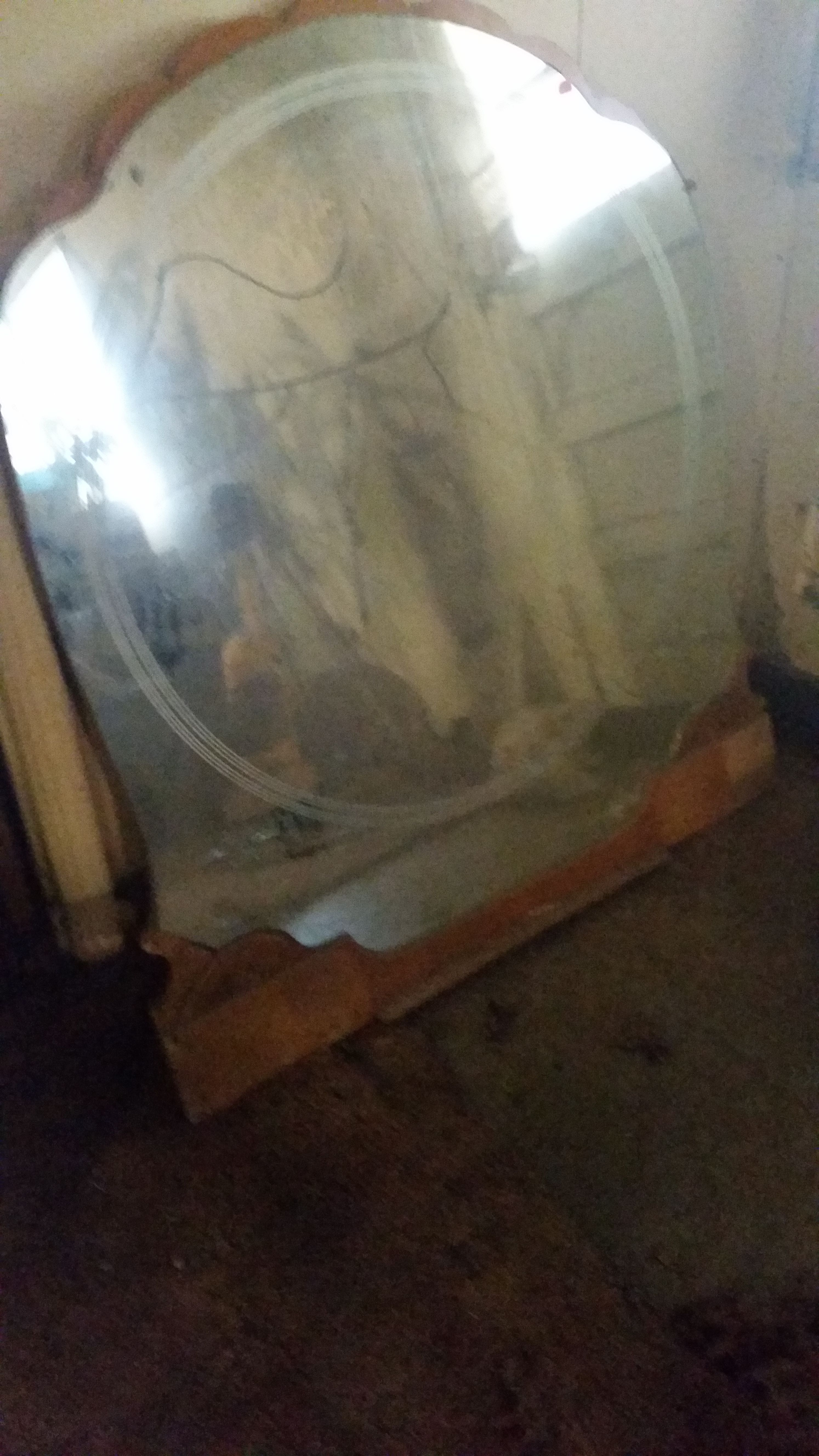 Large vintage mirror