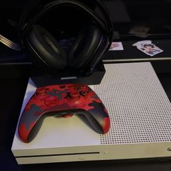 Xbox One S And Rig Wireless Headset