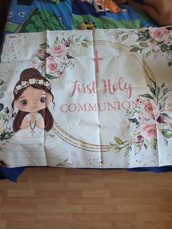 First Holy Communion Backdrop