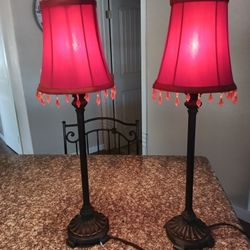 2 Lamps Vintage Set