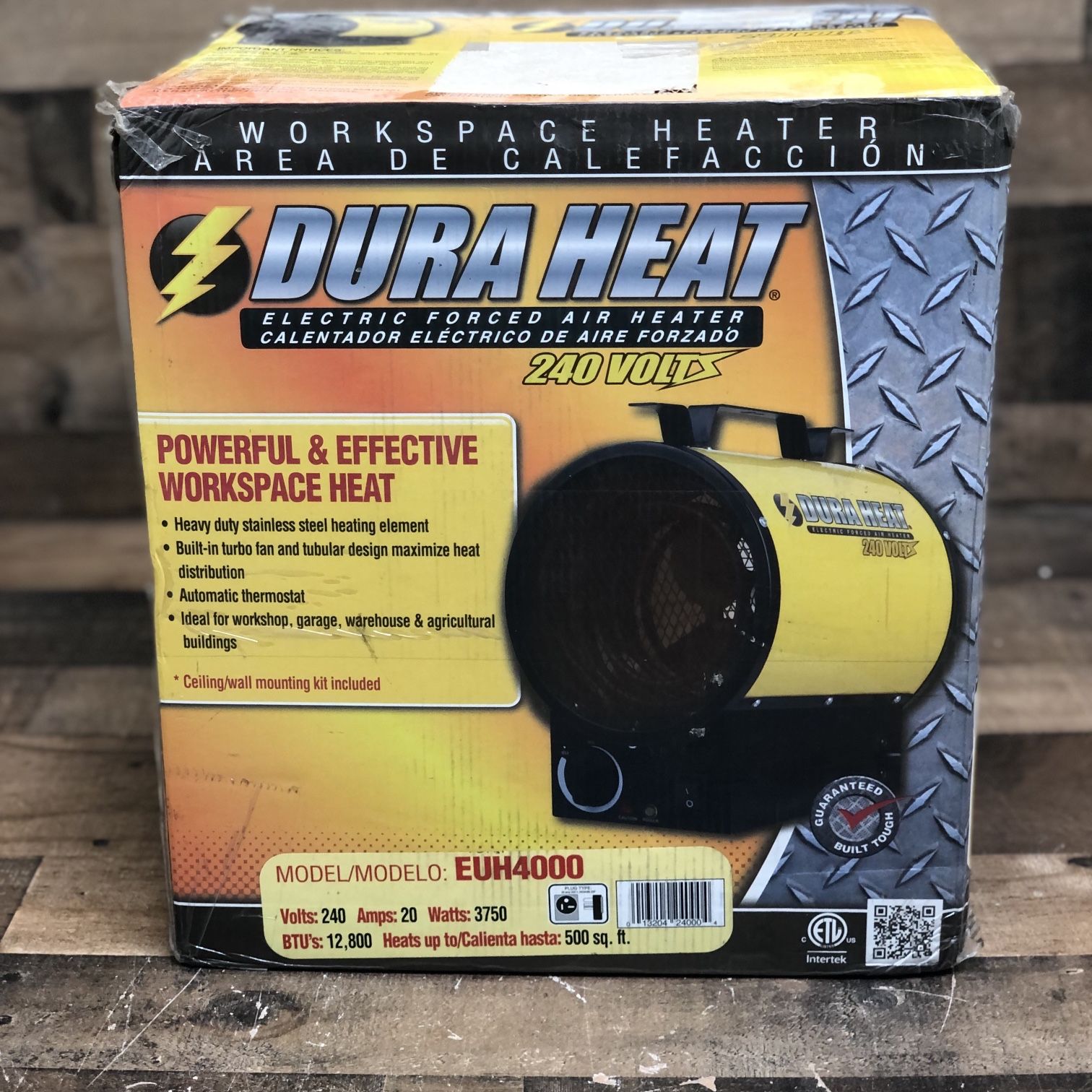 Dura Heat EUH4000 Electric Forced Air Heater, Medium, Yellow for Sale in  Irving, TX - OfferUp