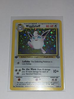 Pokemon 1st Edition Wigglytuff Jungle 16/64
