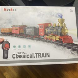 Hot Bee Classical Steam Train Set – Remote Control – Smoke, Lights & Sound