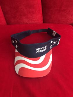 American Airlines visor