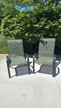 Two Aluminum chairs