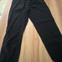 Girls Black Drawstring Joggers ( 10-12 years)