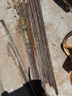 Metal poles