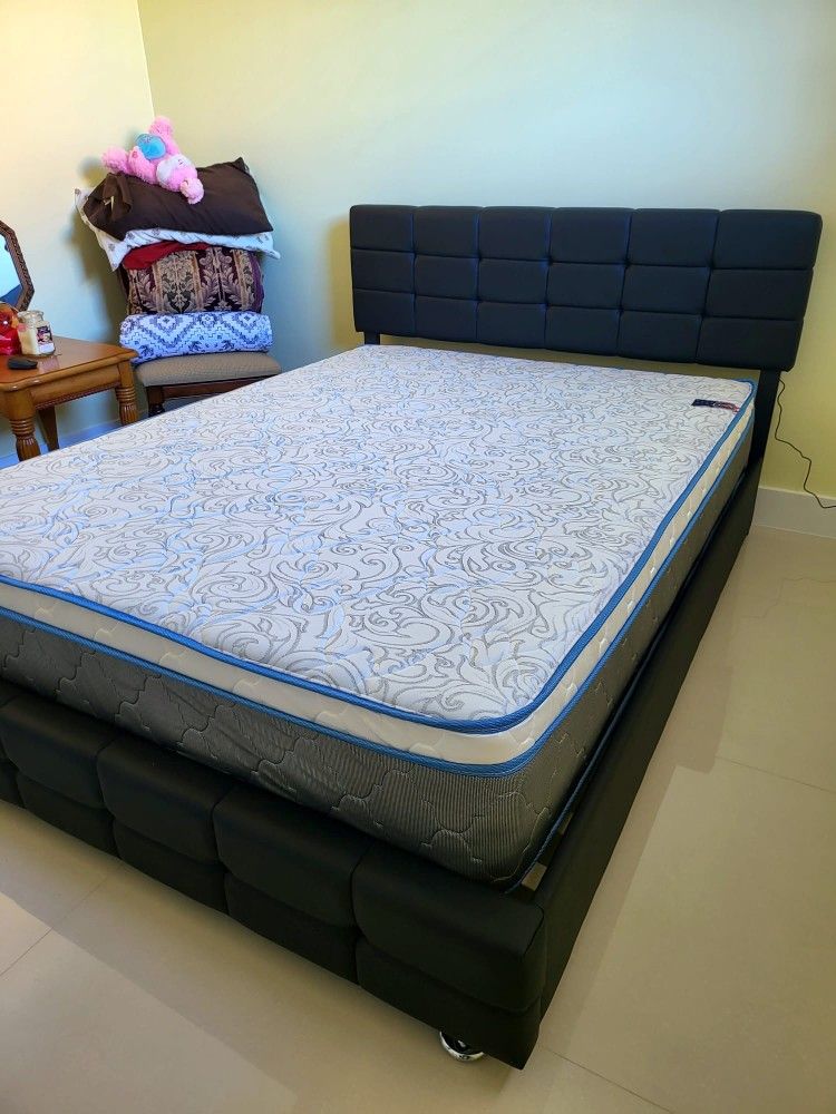 NEW QUEEN PILLOW TOP MATTRESS AND BOX SPRING