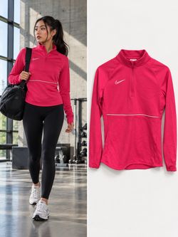 Nike Women’s XS Hot Pink Quarter Zip Athletic Top