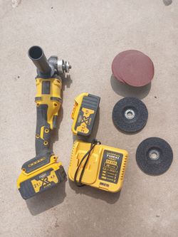 Grinder (Cordless Angle Grinder with Batteries and Charger)