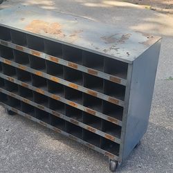 Metal Hardware Organizer On Casters 