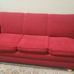 Red Laz Boy Sleeper Sofa