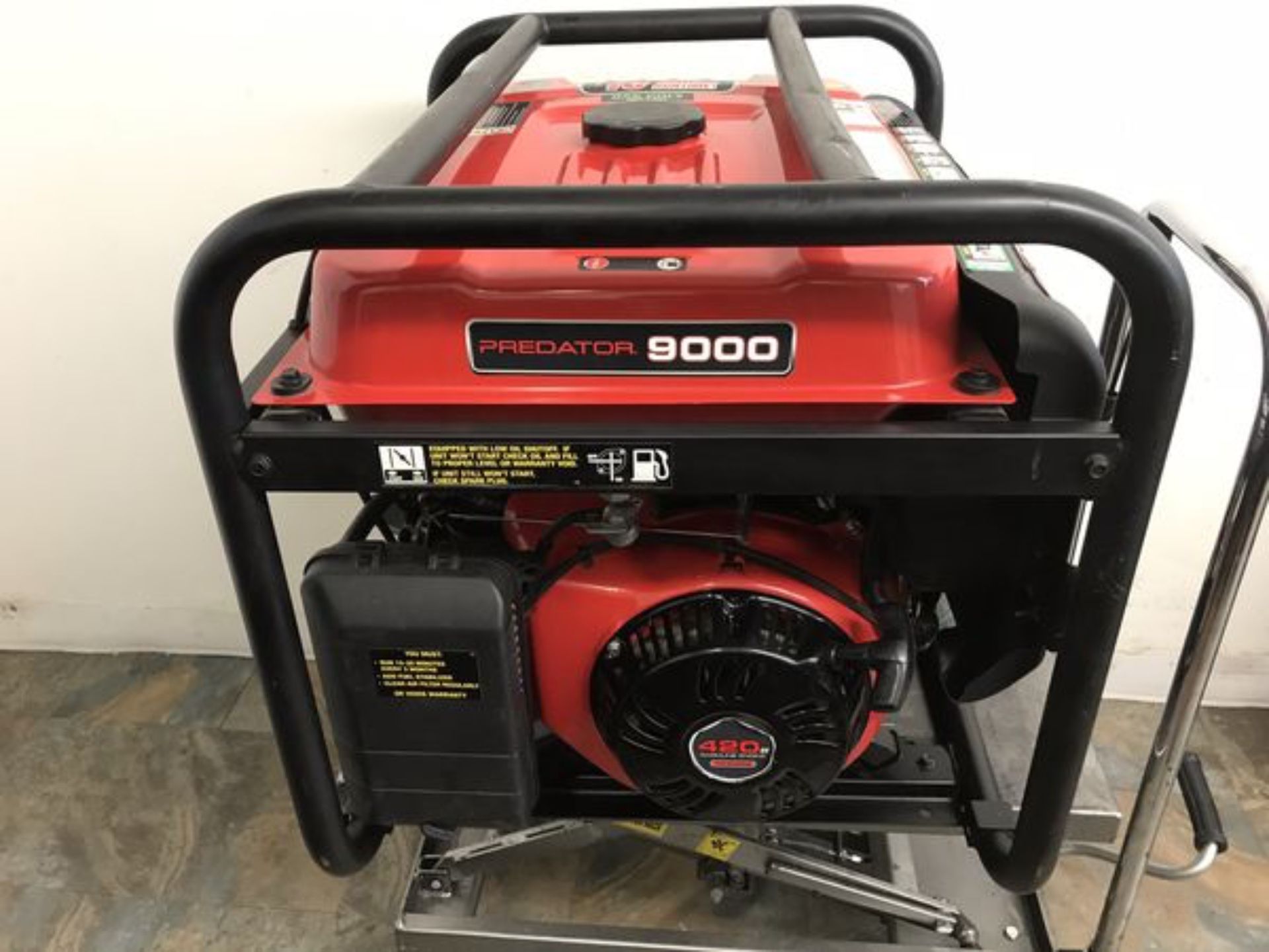 PREDATOR 9000 Watt Max Starting Extra Long Life Gas Powered Generator